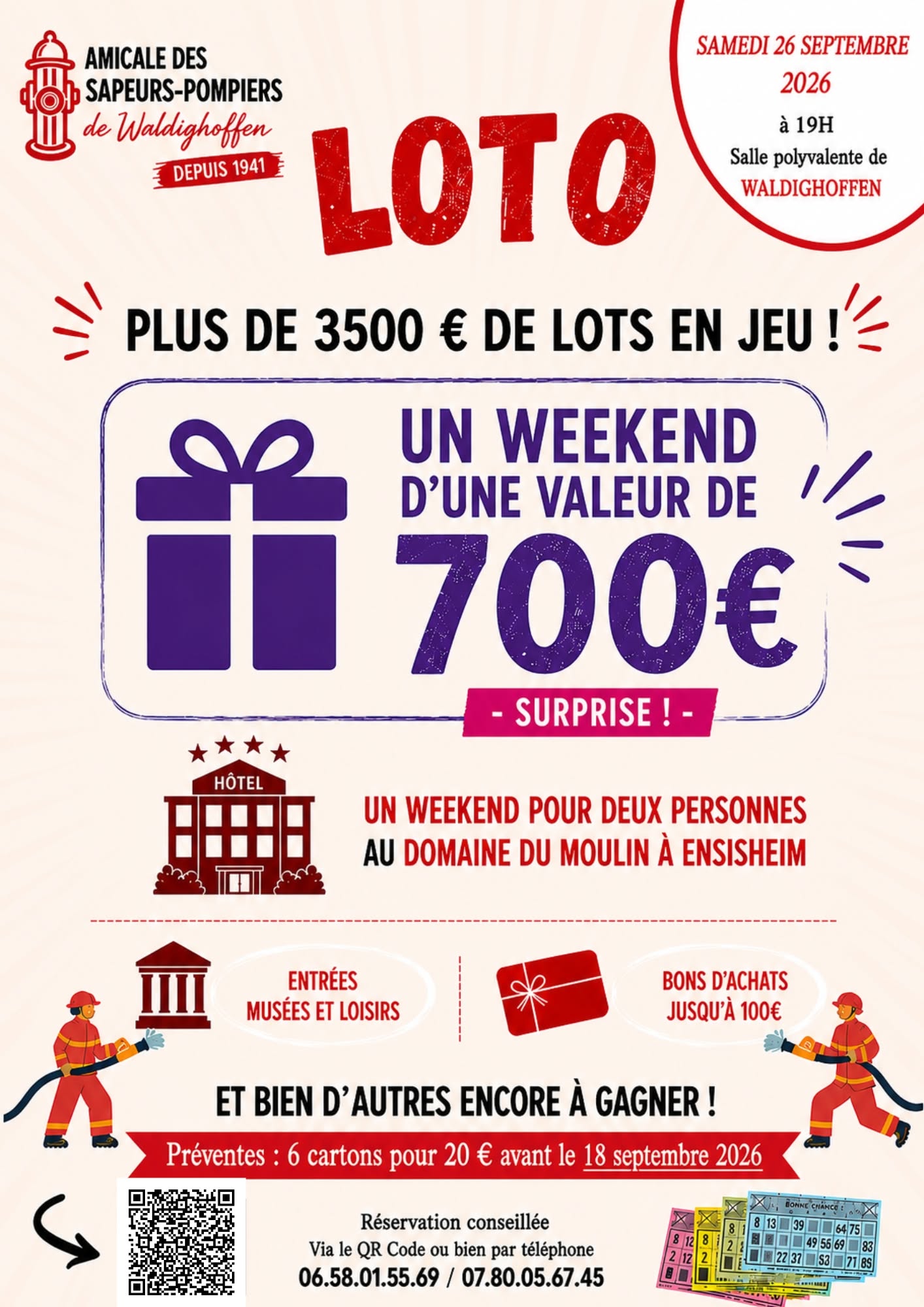 Loto des pompiers 2026