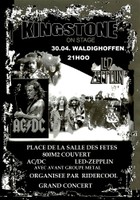 Affiche concert Kingstone, week-end du rassemblement des motards 2011