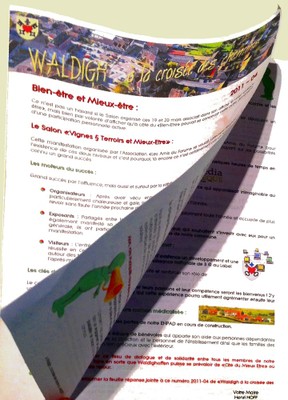 Le bulletin court "WALDIGH...à la croisée des chemins" en 3D