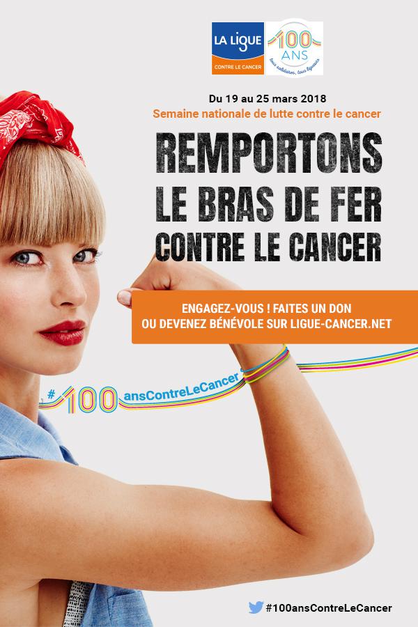 Affiche ligue contre le cancer 2018