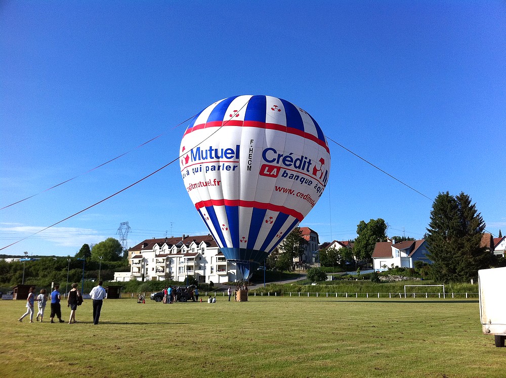 La montgolfière du Crédit Mutuel