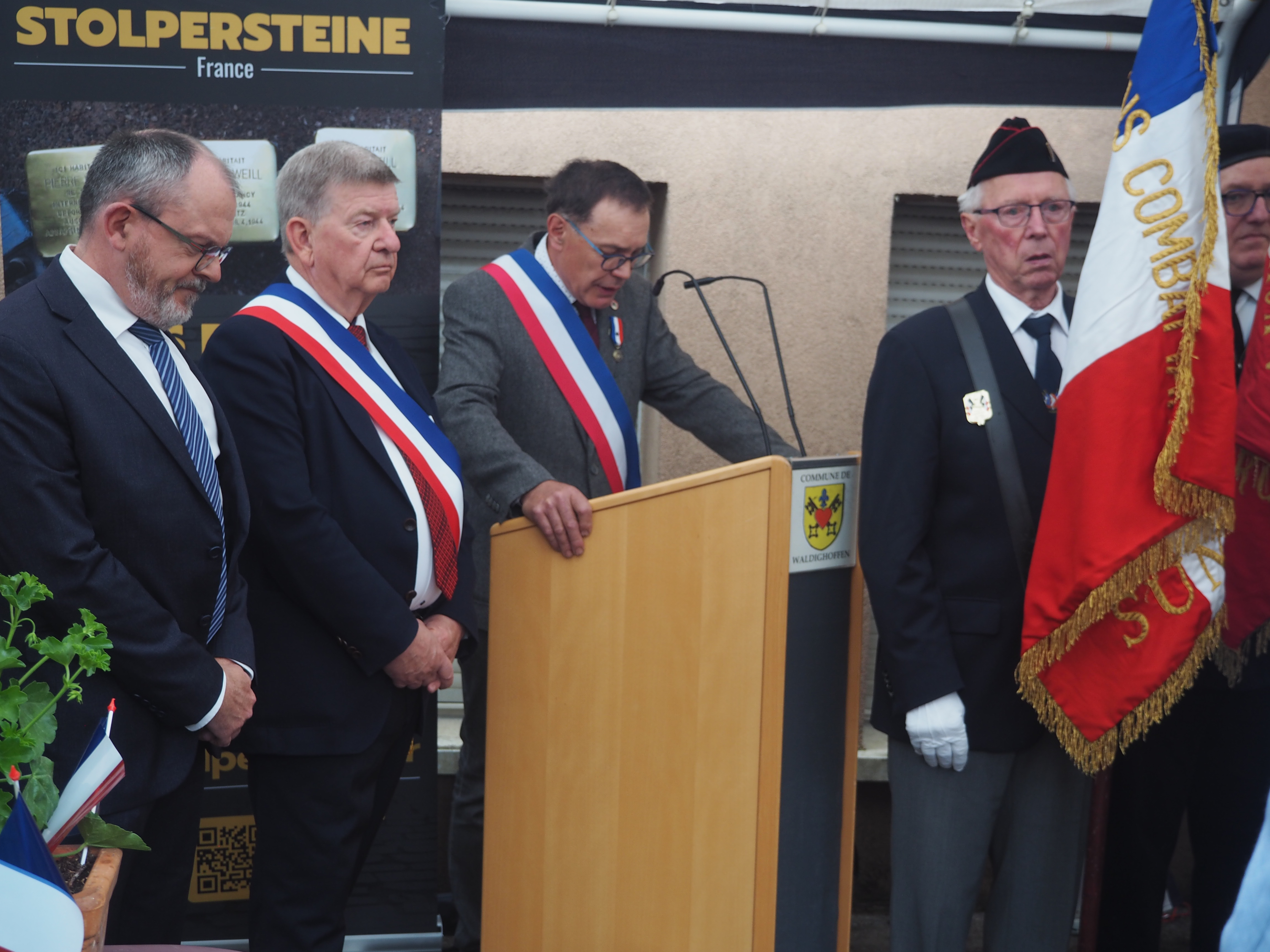 Pose du Stolperstein le 15/05/2024 pour M. Lucien Wolff-20