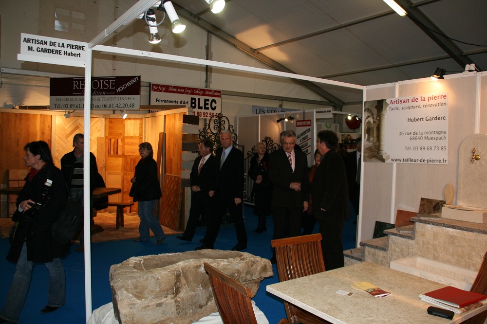 Expo Habitat 2010 stand artisan de la pierre