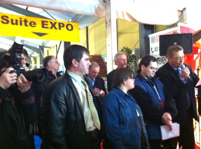 Discours de M. Christian LERDUNG, directeur du Foyer d'hébergement J.Cuny de Hirsingue - Inauguration de l'Expo-Habitat 2011 à Waldighoffen