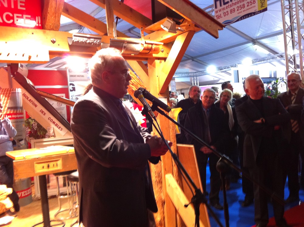 Discours de René DANESI, Président du SMS (Syndicat Mixte pour le Sundgau) - Inauguration de l'Expo-Habitat 2011 à Waldighoffen