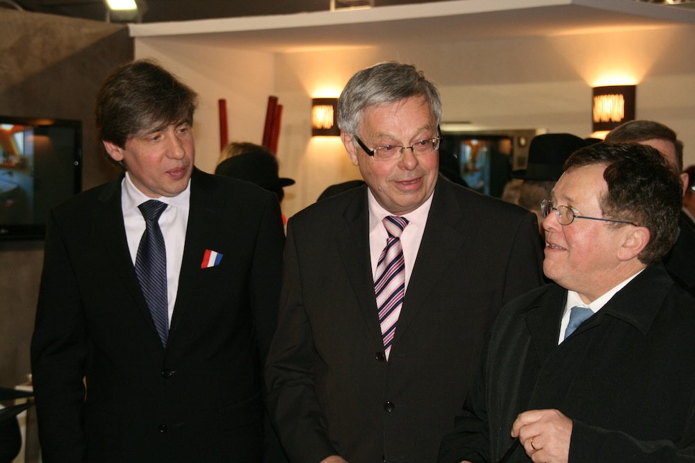 Avec M. Delmond, H. Hoff et le Sous-Préfet d'Altkirch