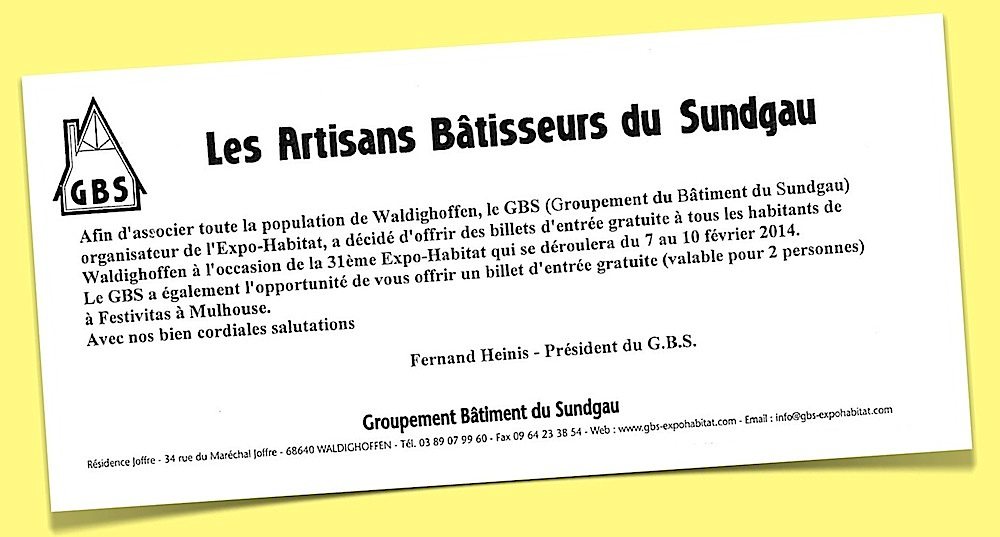 Courrier GBS
