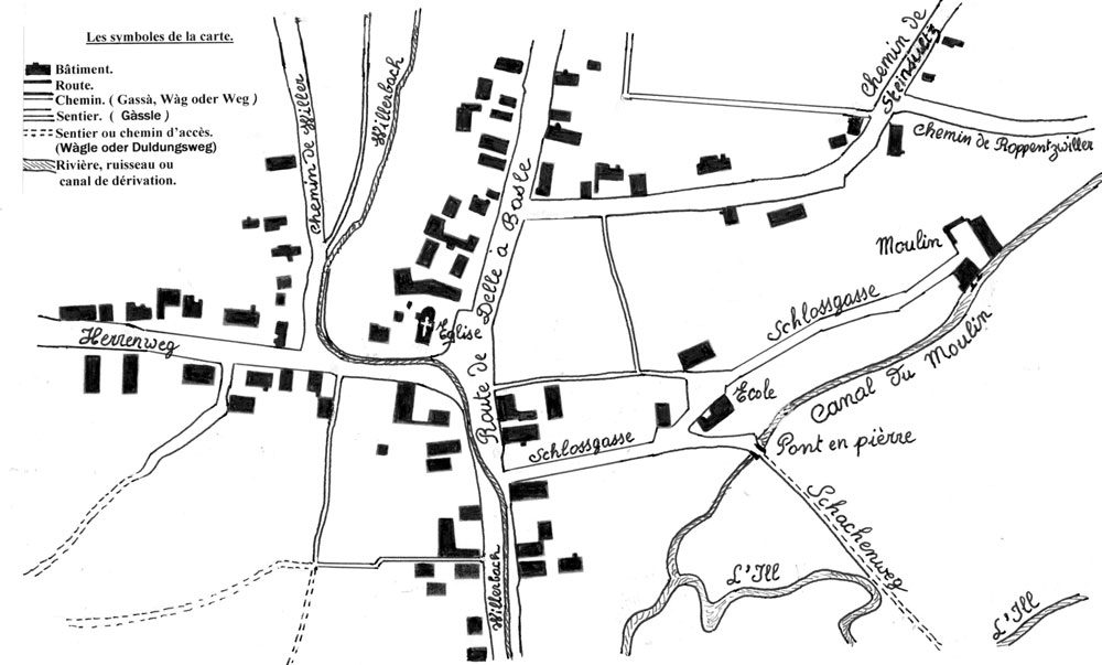 Plan de Waldighoffen-1831