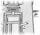 Le logo de La Poste revu par Francine Hoff