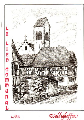 Couverture d’avril 1981 du bulletin municipal de Waldighoffen