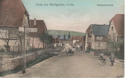 Riesbacherstrasse vers 1900