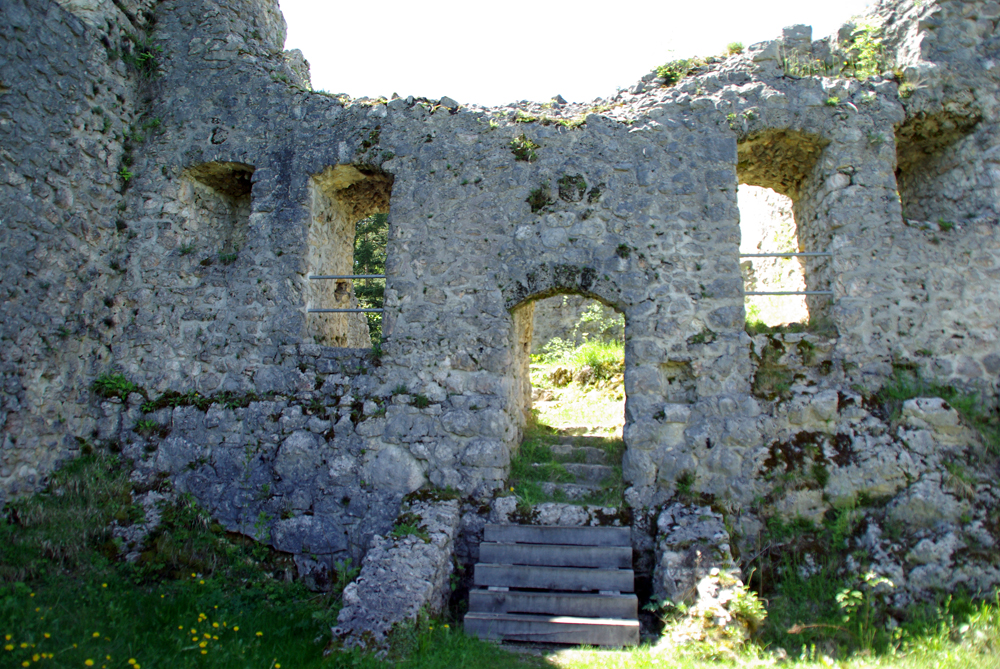 Les ruines du château du Löwenburg