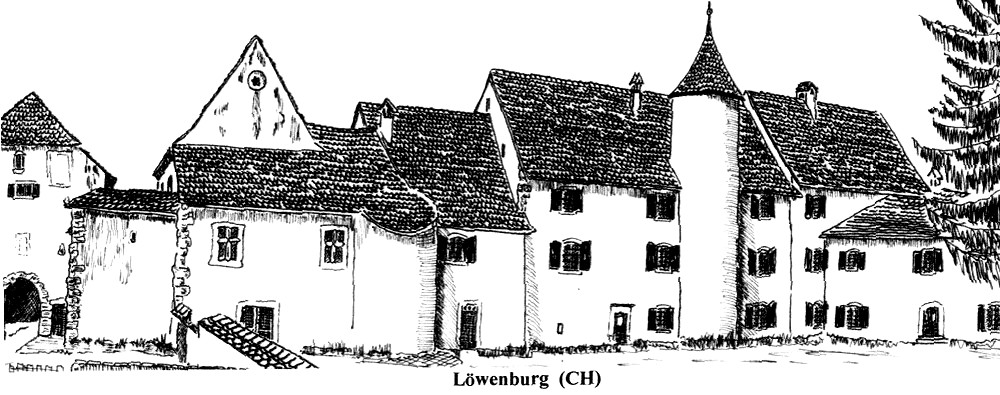 Löwenburg dessin de René Minéry