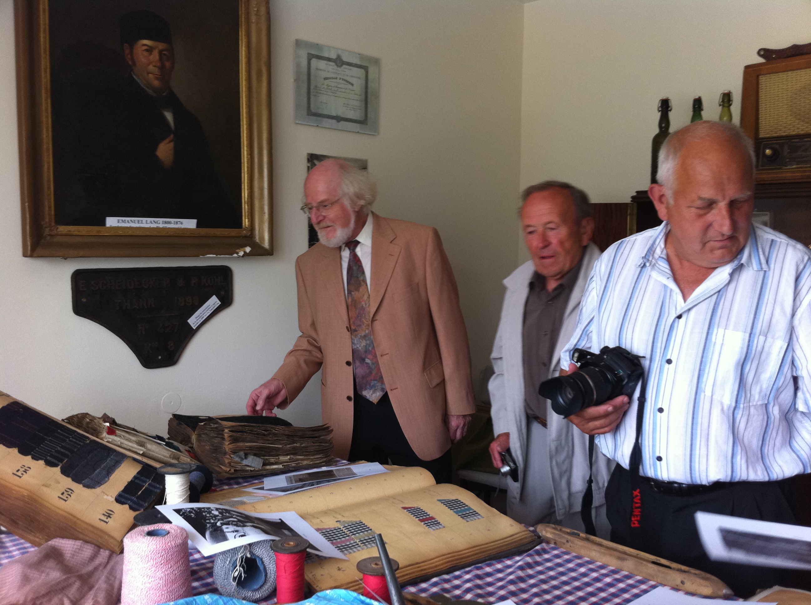 Antoine Lang, René Minéry et Joseph Haas