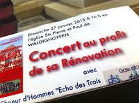 Le programme du concert