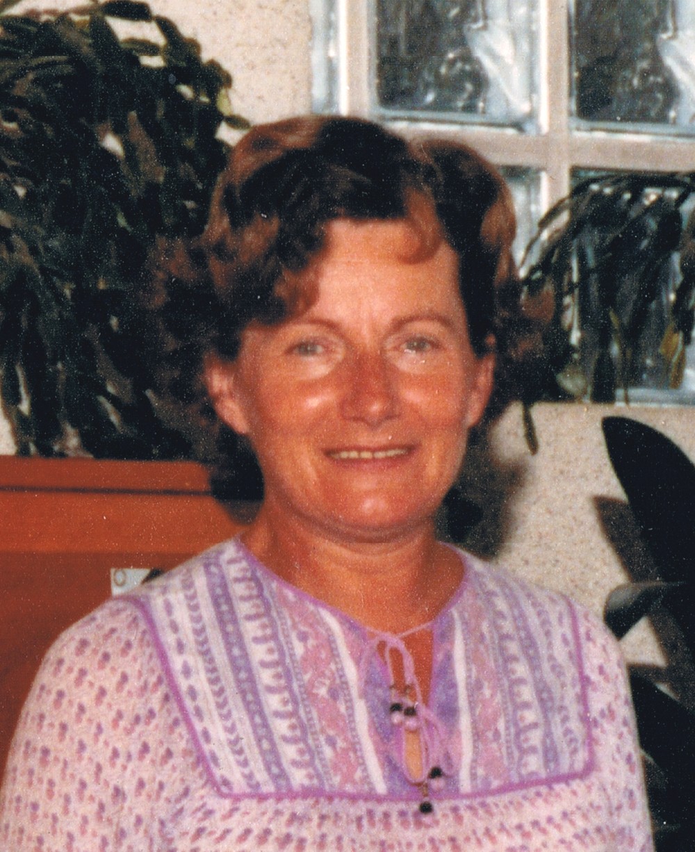 Marie-Thérèse Zeyer dans les années 1980 à l'école de Waldighoffen