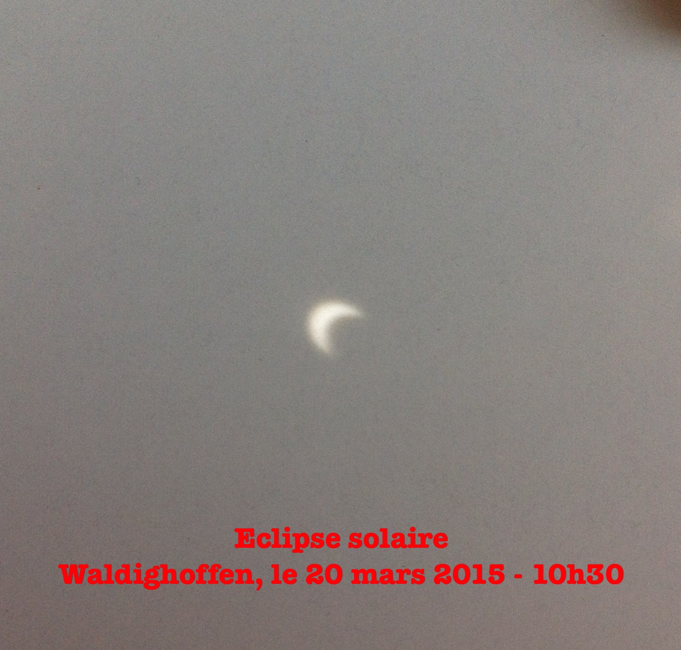Eclipse 10h30