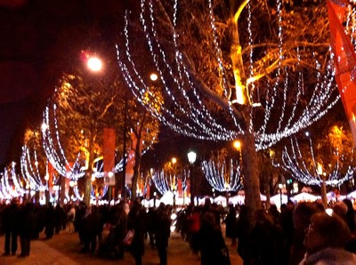 Illuminations des Champs Elysées