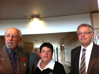 Henri Goetschy, Charlotte Lidy et Henri Hoff le 18 08 10 à Colmar