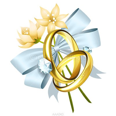 anneaux mariage fleur