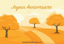 Image joyeux anniversaire automne