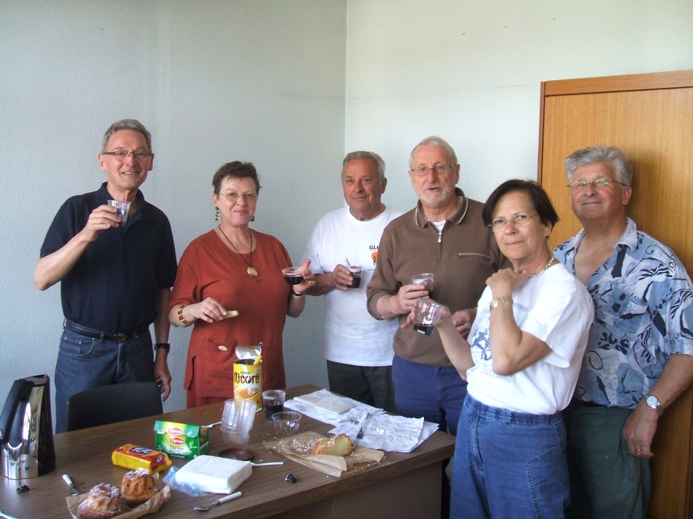 L'équipe de Caritas basée à Oberdorf