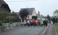 Les classes de l'école de Waldighoffen au cross des écoles du Sundgau