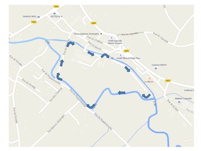 Parcours de l'eau - plan