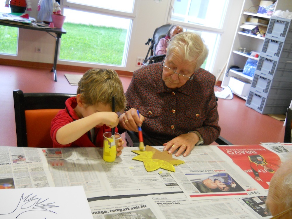 Nathan et une pensionnaire