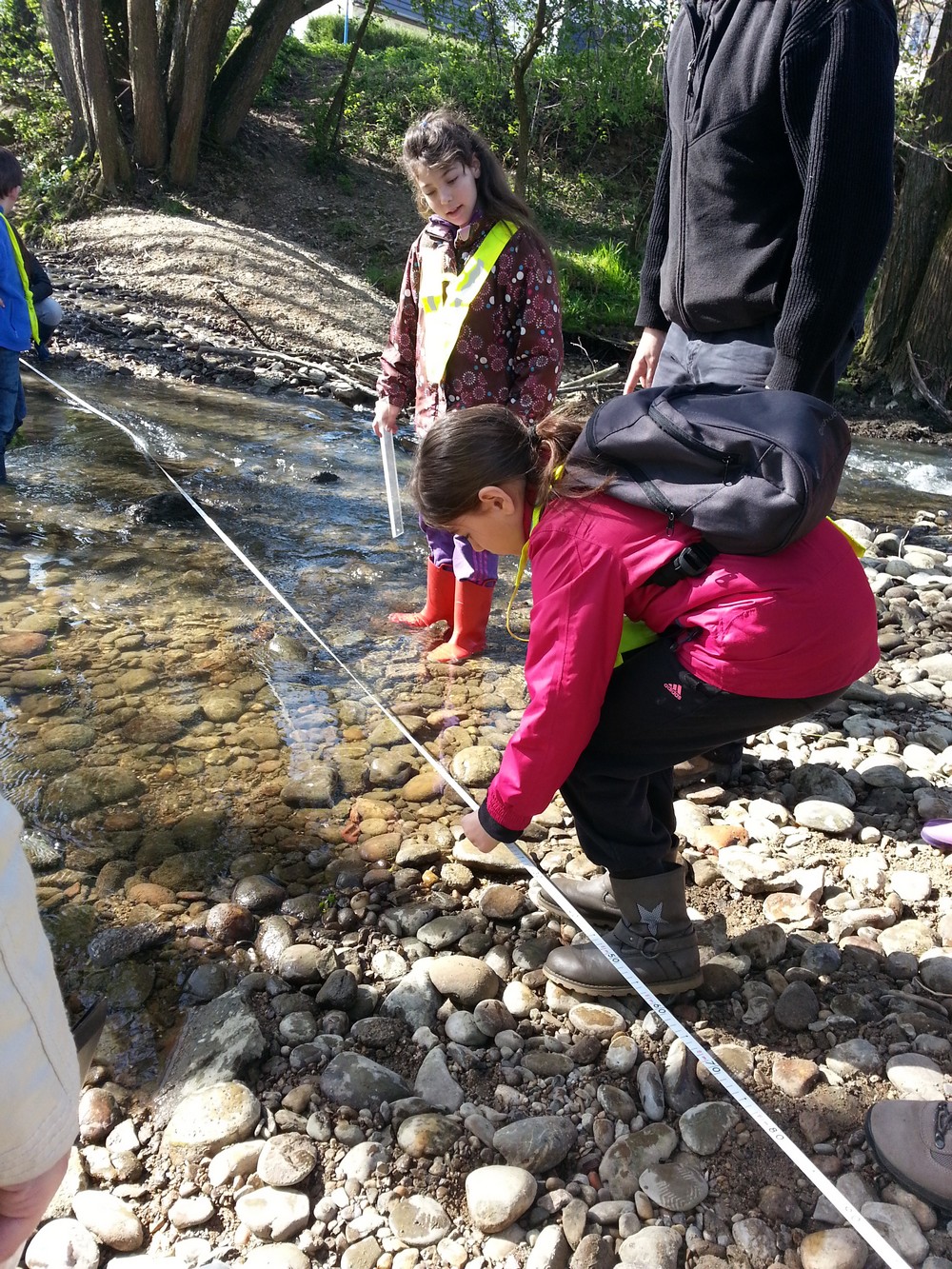 Mesure de la largeur de la rivière 2