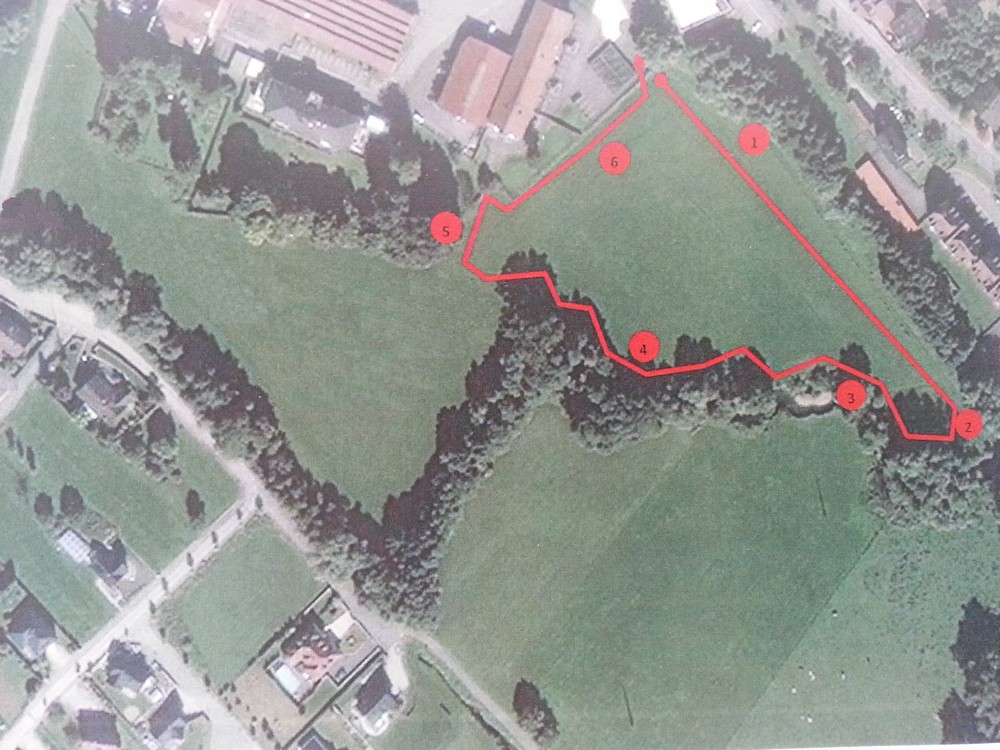 Sentier pédagogique 2014 - Plan du parcours