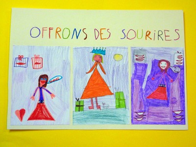 Dessin offrons des sourires