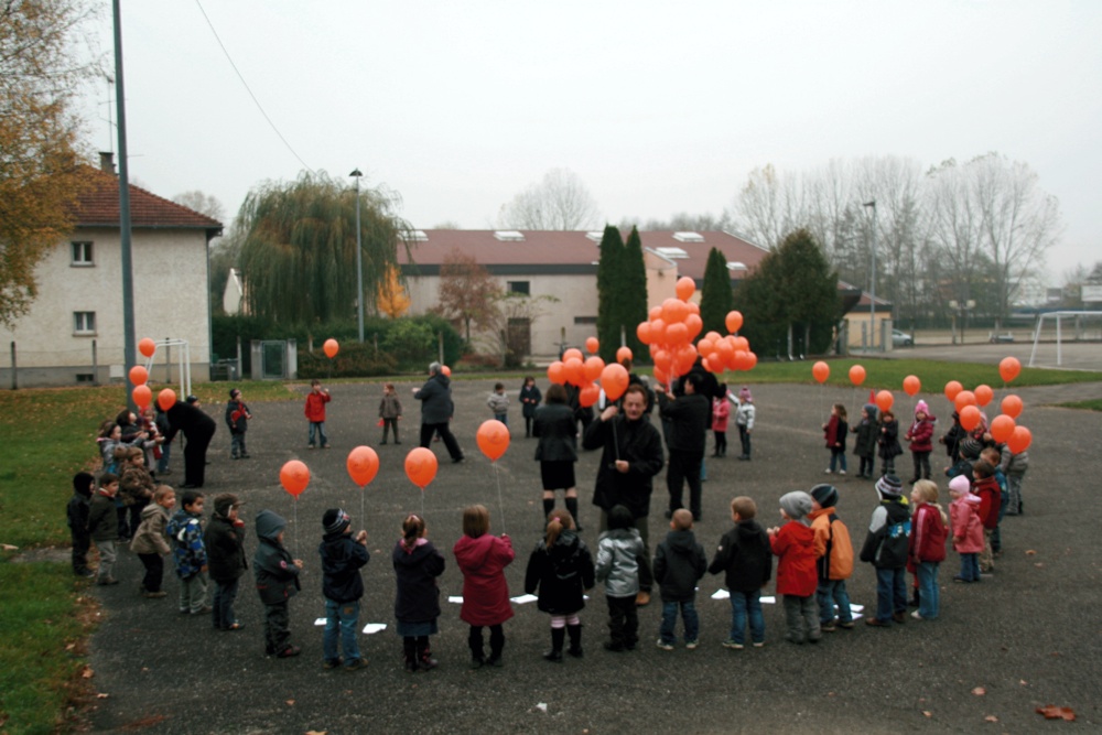 Distribution des ballons