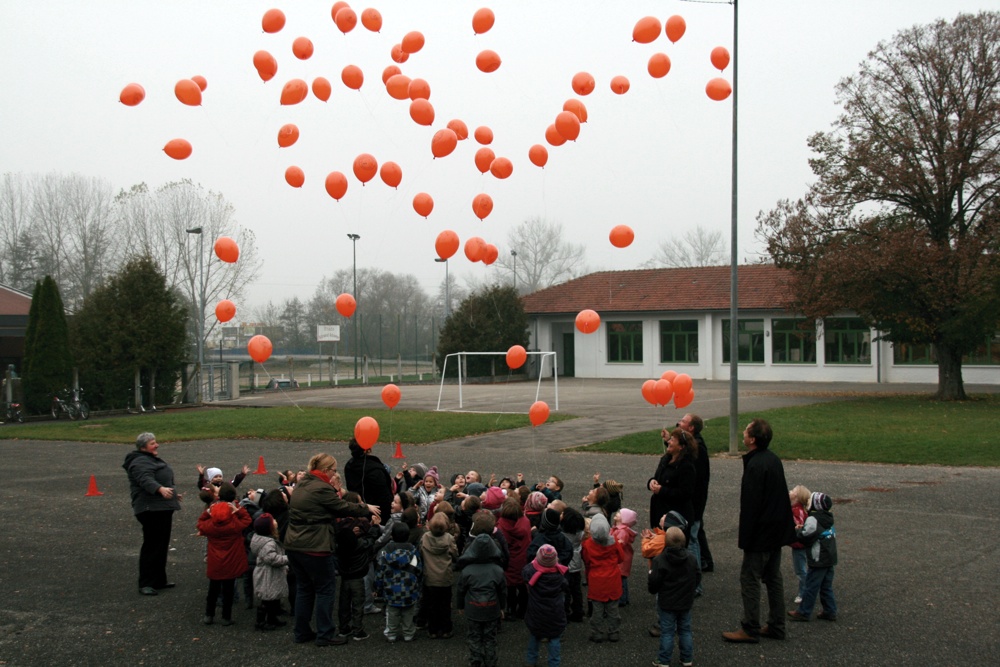 Les ballons s'envolent