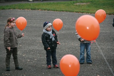 Les enfants attendent le signal