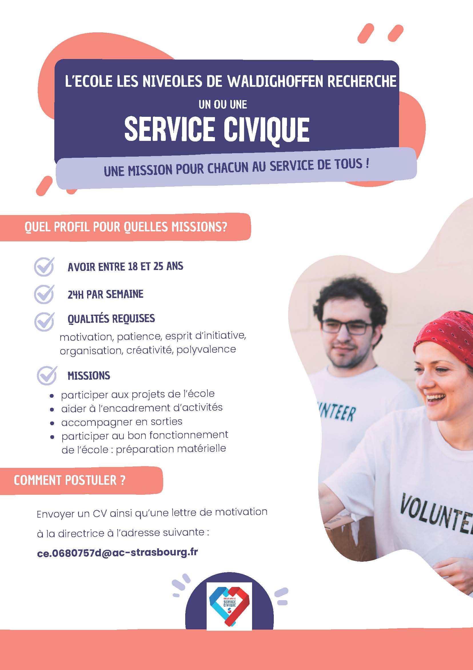 Annonce service civique 2025