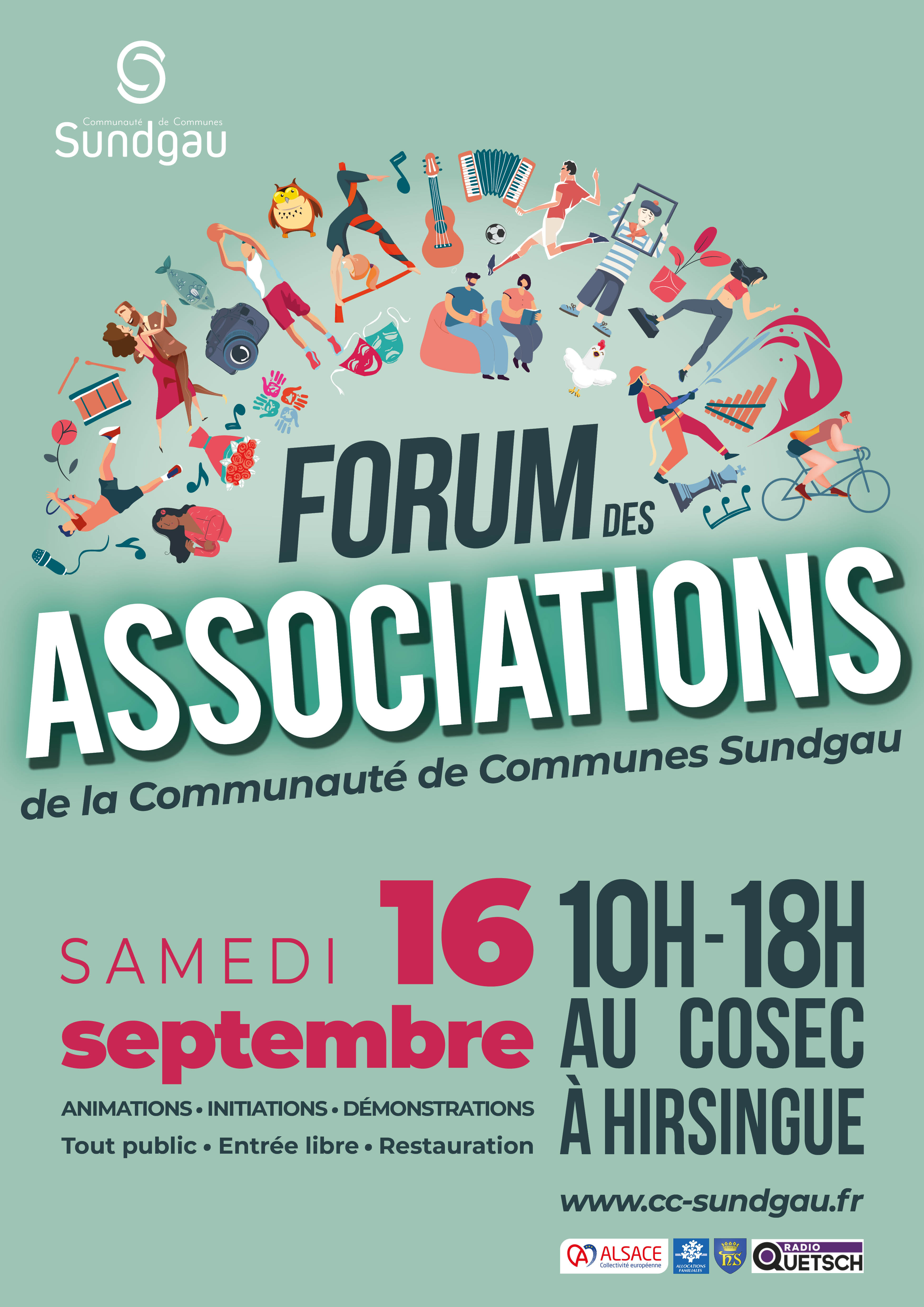 Affiche forum des associations 2023