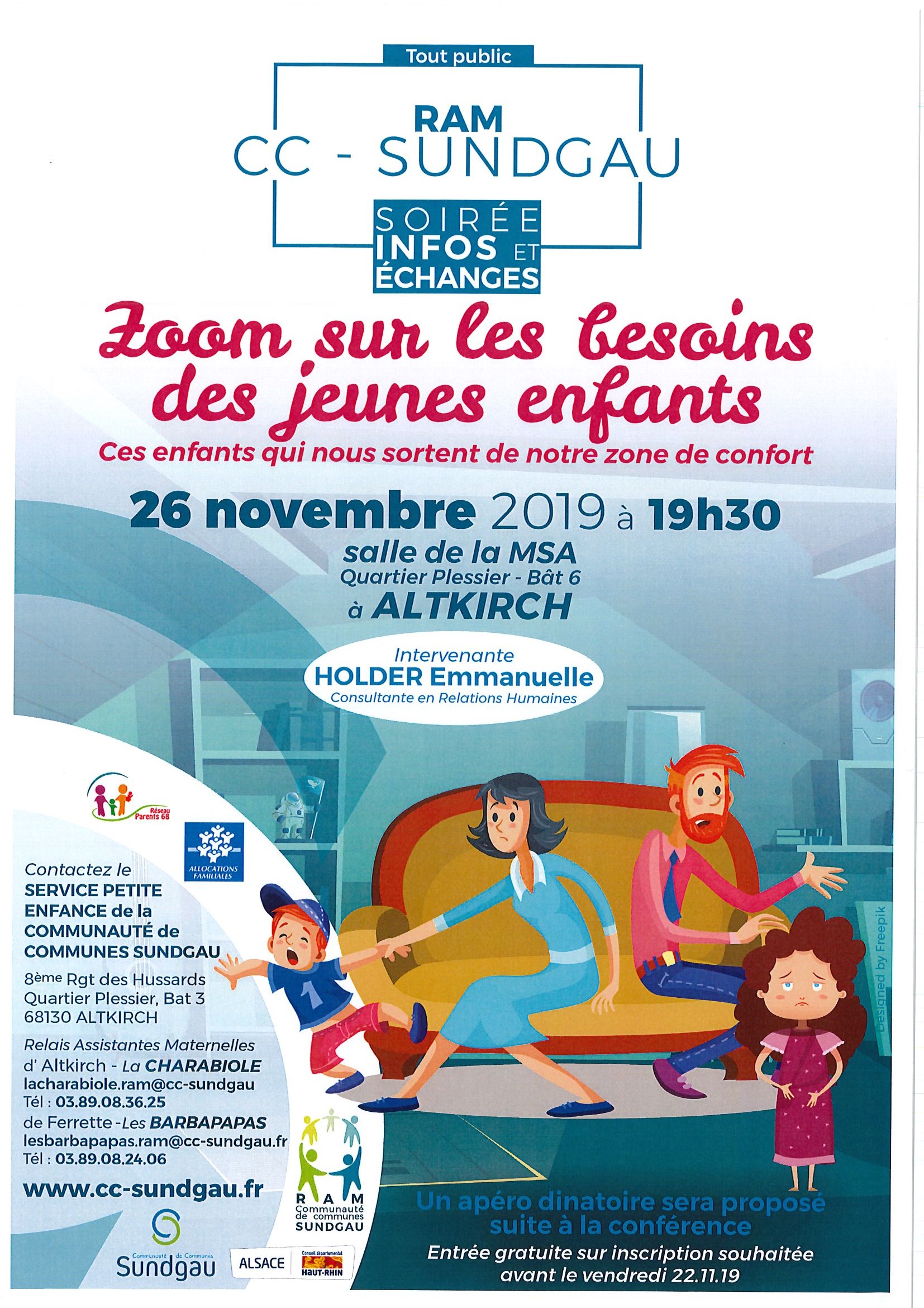 Affiche RAM - conférence le 26.11.2019