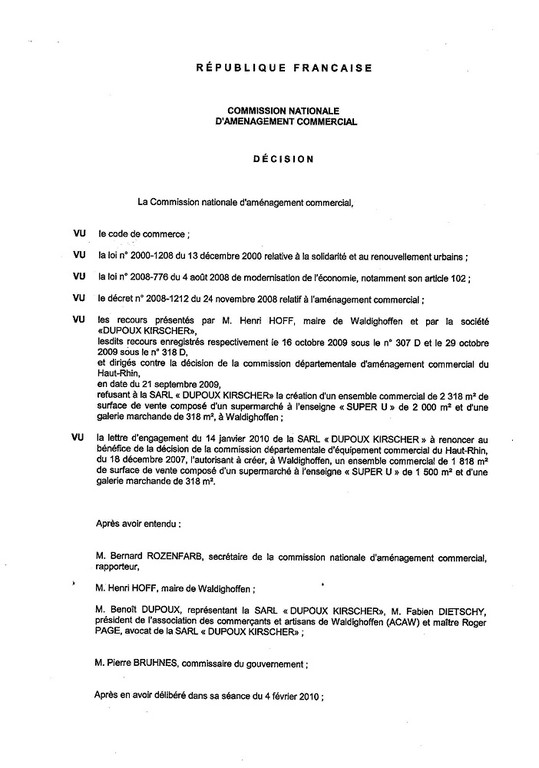 Décision CNAC page 1