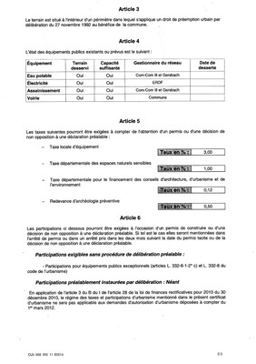 Certificat d'urbanisme opérationnel n°11E0014 - Me Catherine BAEUMLIN Certificat d'urbanisme opérationnel n°11E0014 - Me Catherine BAEUMLIN