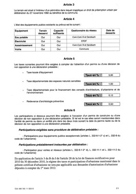 Certificat d'urbanisme n°11E0015 - Me CAUCHETIEZ