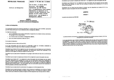 Permis de construire n°13E0002 - SCI FLORINE