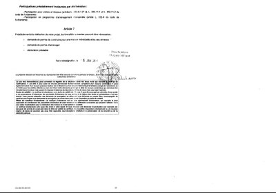 Demande de certificat d'urbanisme opérationnel pour un terrain situé dans la rue du Château