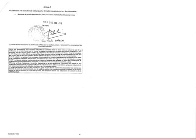 Certificat d'urbanisme opérationnel délivré à M. Henri HENLIN