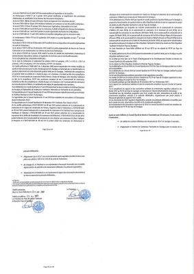 Extrait du procès verbal du conseil syndical 