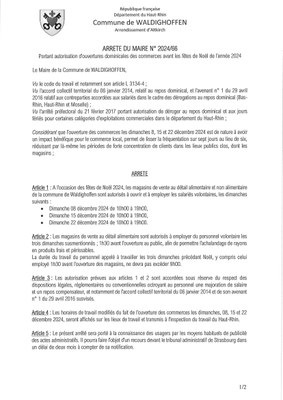 Arrêté du Maire n°2024/66 - page 1