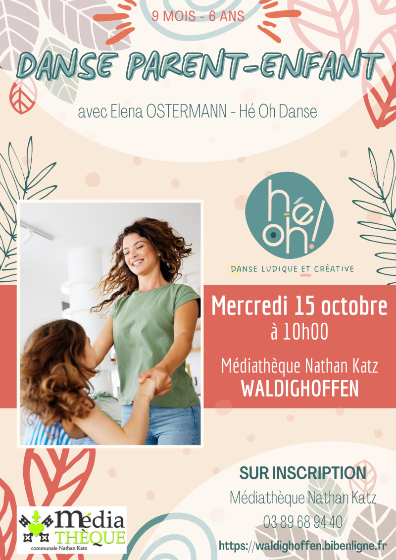 Affiche DANSE parent-enfant