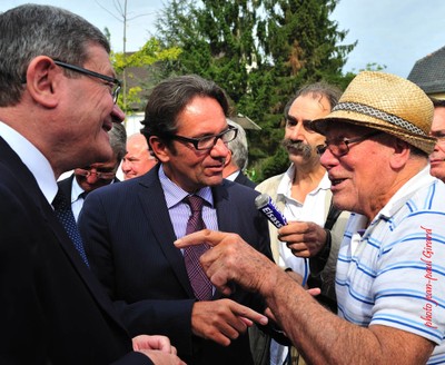 Ambiance au marché d'Altkirch le 1er sept 2011