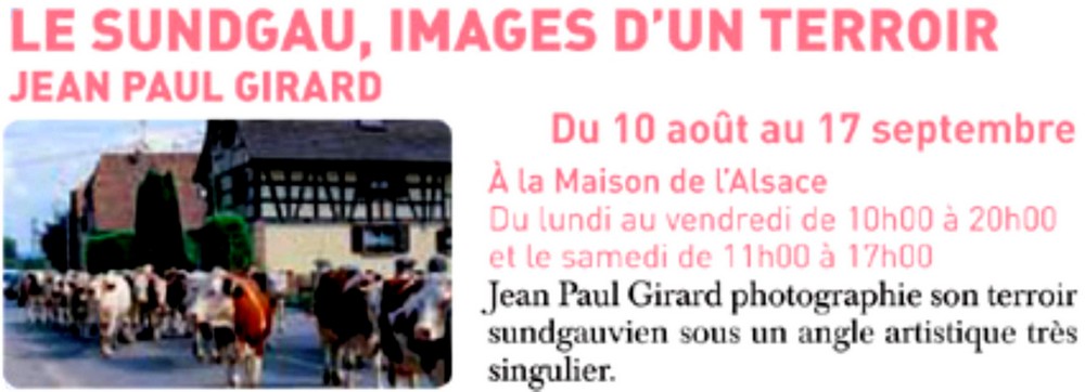 Jean Paul Girard à la Maison de l'Alsace - Zoom