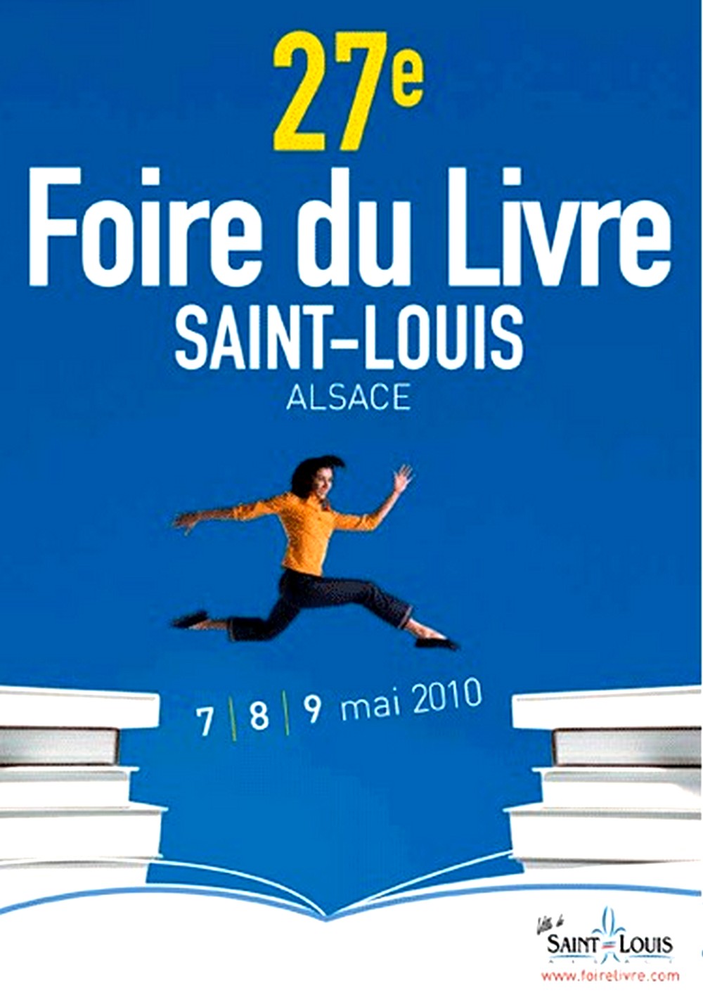 Affiche Salon du Livre Saint Louis 2010